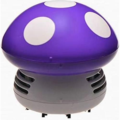Aspiradora de Mesa Mini Aliotech Hongo Morado 95x95x90mm