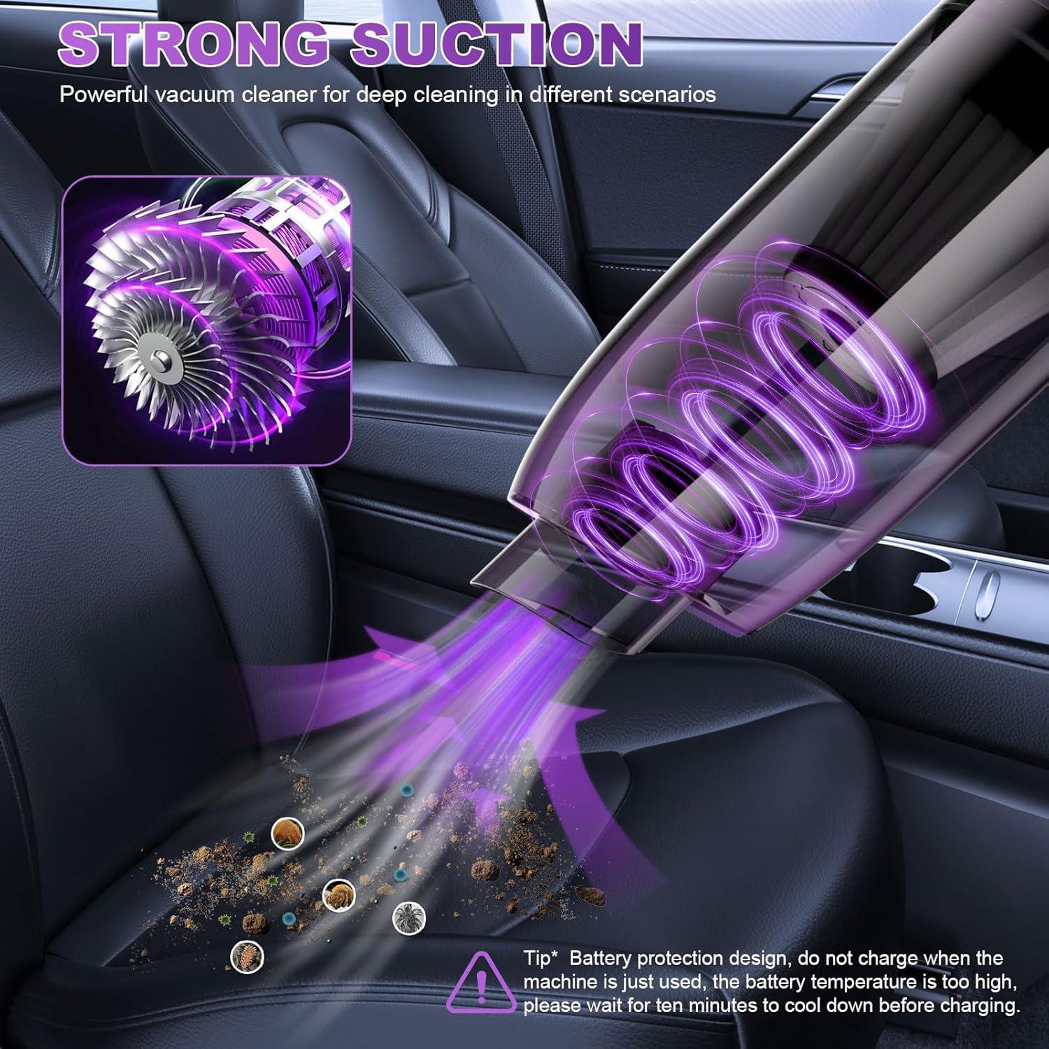 Aspiradora de Mano Inalámbrica FEROOD DW610, 70W, Filtro HEPA