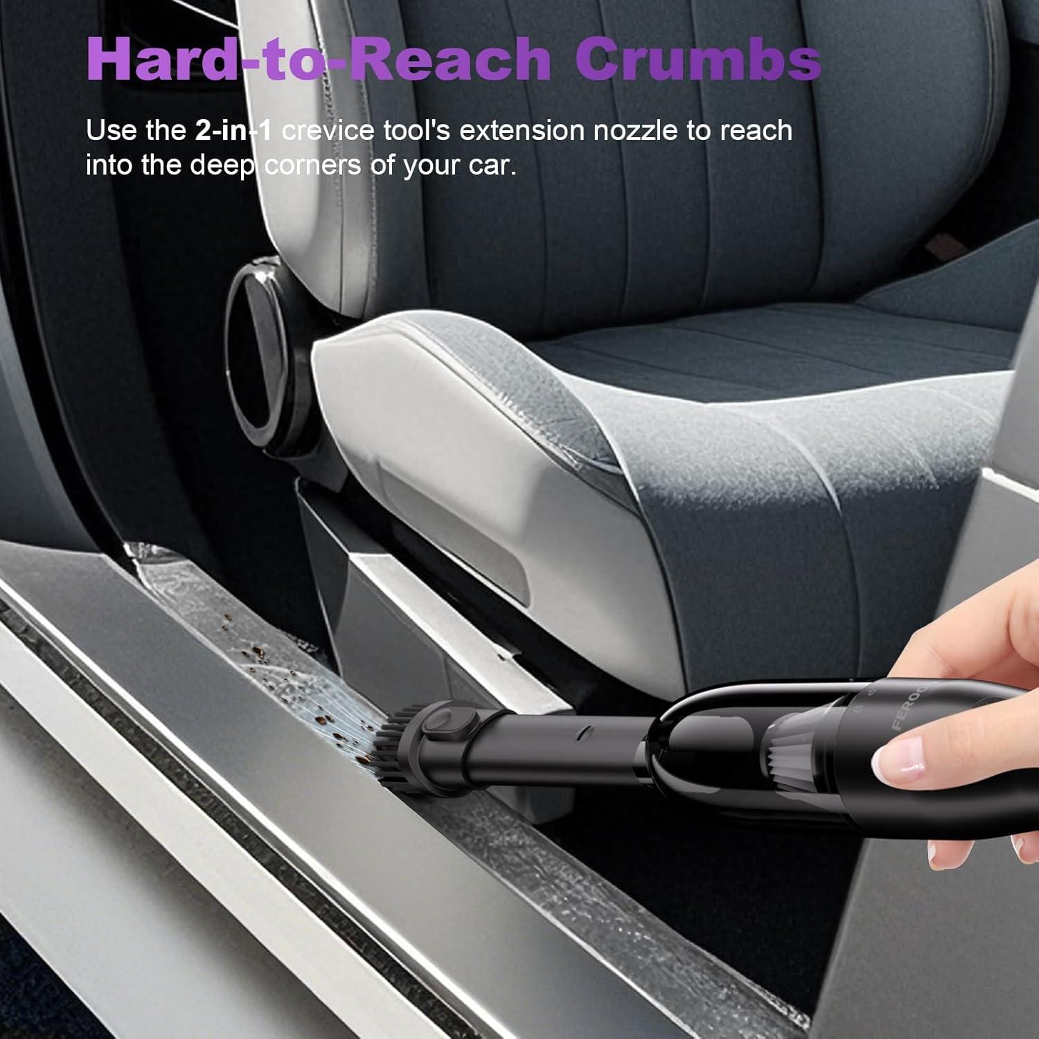 Aspiradora de Mano Inalámbrica FEROOD DW610, 70W, Filtro HEPA