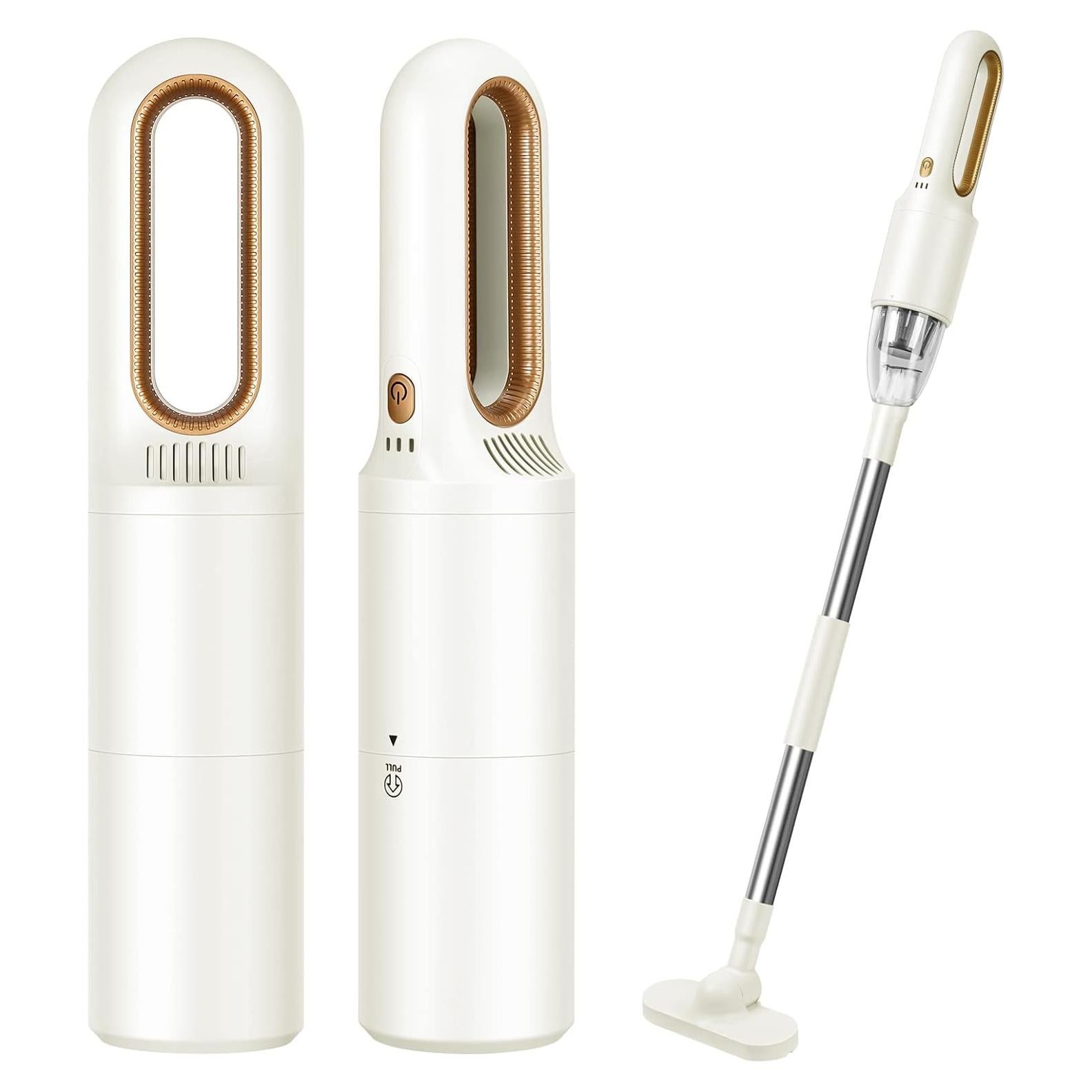 Handheld Vacuum Cleaner, 2IN1 Mini Cordless Vacuum Cleaner, USB Rechargeable Car Vacuum Portable, Quickly Dust Removal, Small Vacuum for Hardwood Floor, Carpets, Pet Hair, Car, Office & Home Cleaning