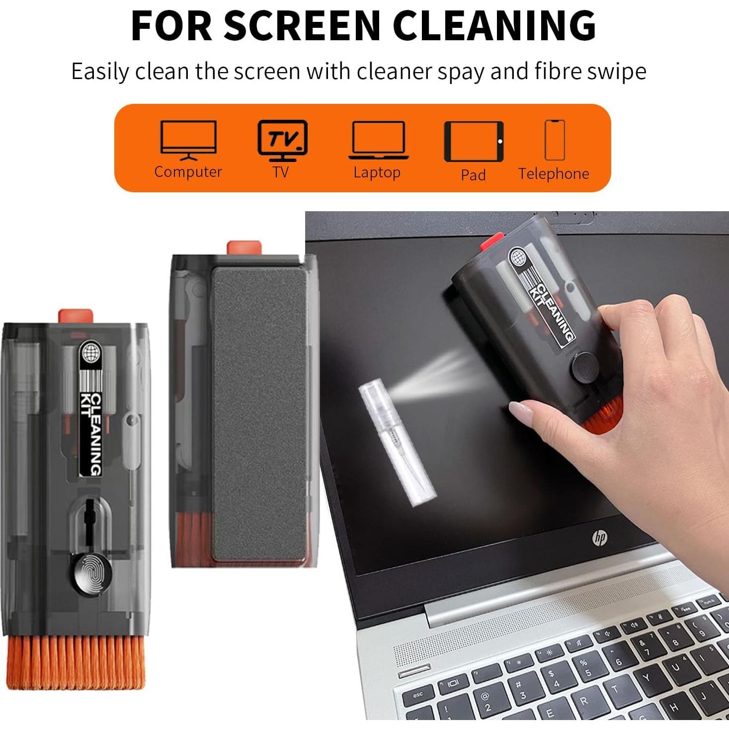 Kit de Limpieza Electrónica 11 en 1 SKRUHIA para PC y Móvil