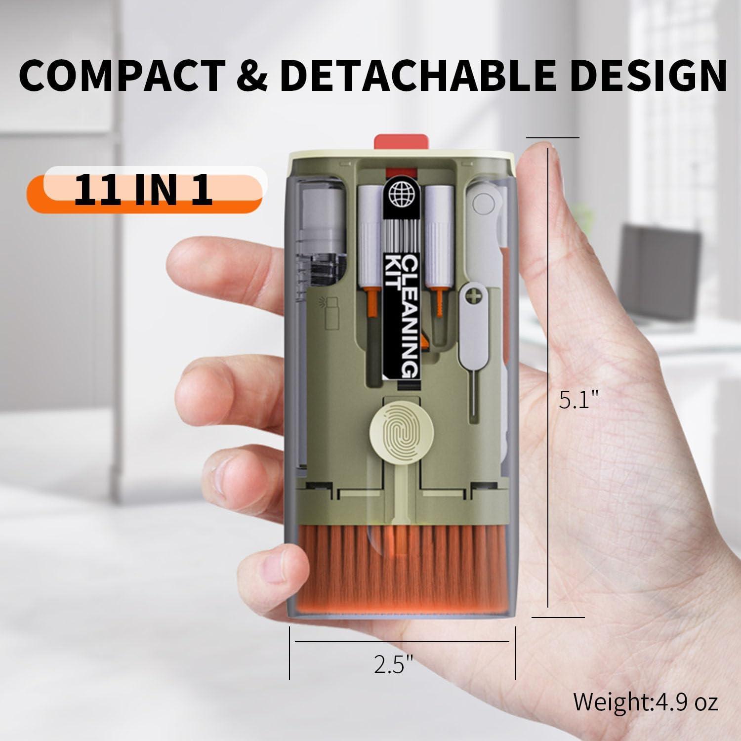 Kit de Limpieza Electrónica 11 en 1 SKRUHIA para PC y Móvil