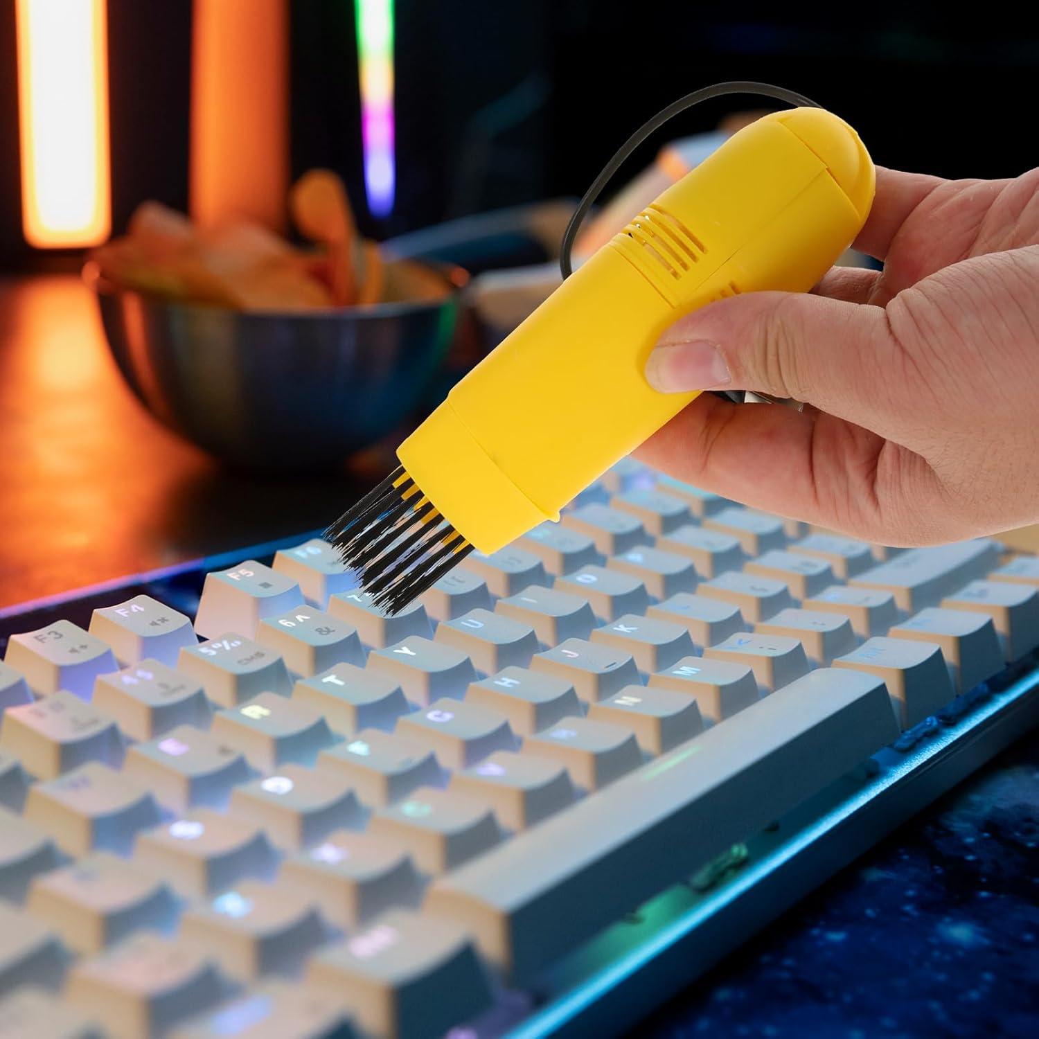 Aspiradora de Teclado Gatuida Mini USB Recargable 2000mAh