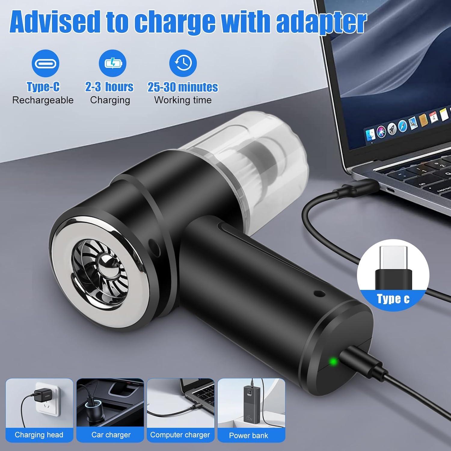 Aspiradora de Mano Inalámbrica Bellabuy 12000PA Recargable