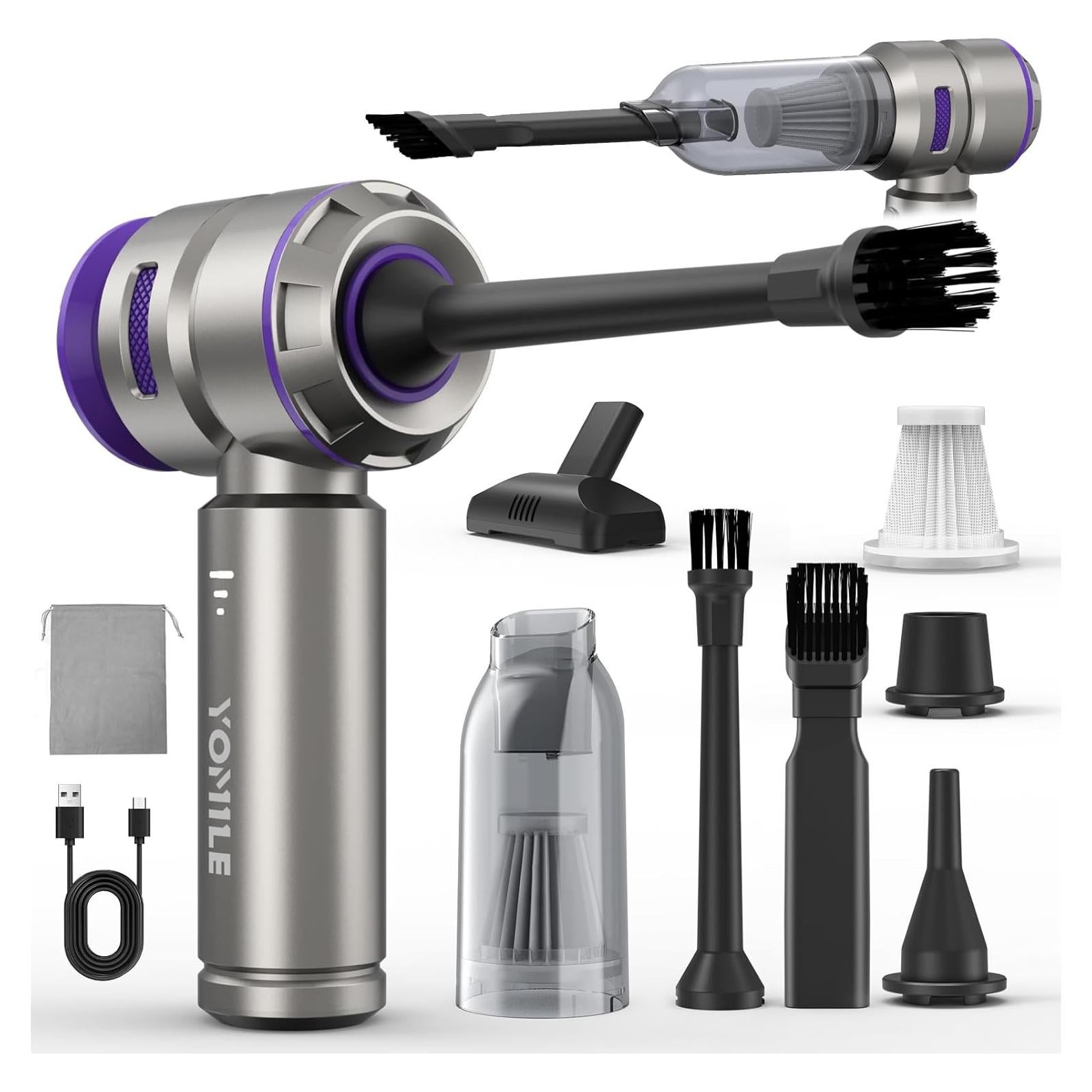 Soplador de Aire y Aspiradora Yomile AD006 21000PA 9000mAh