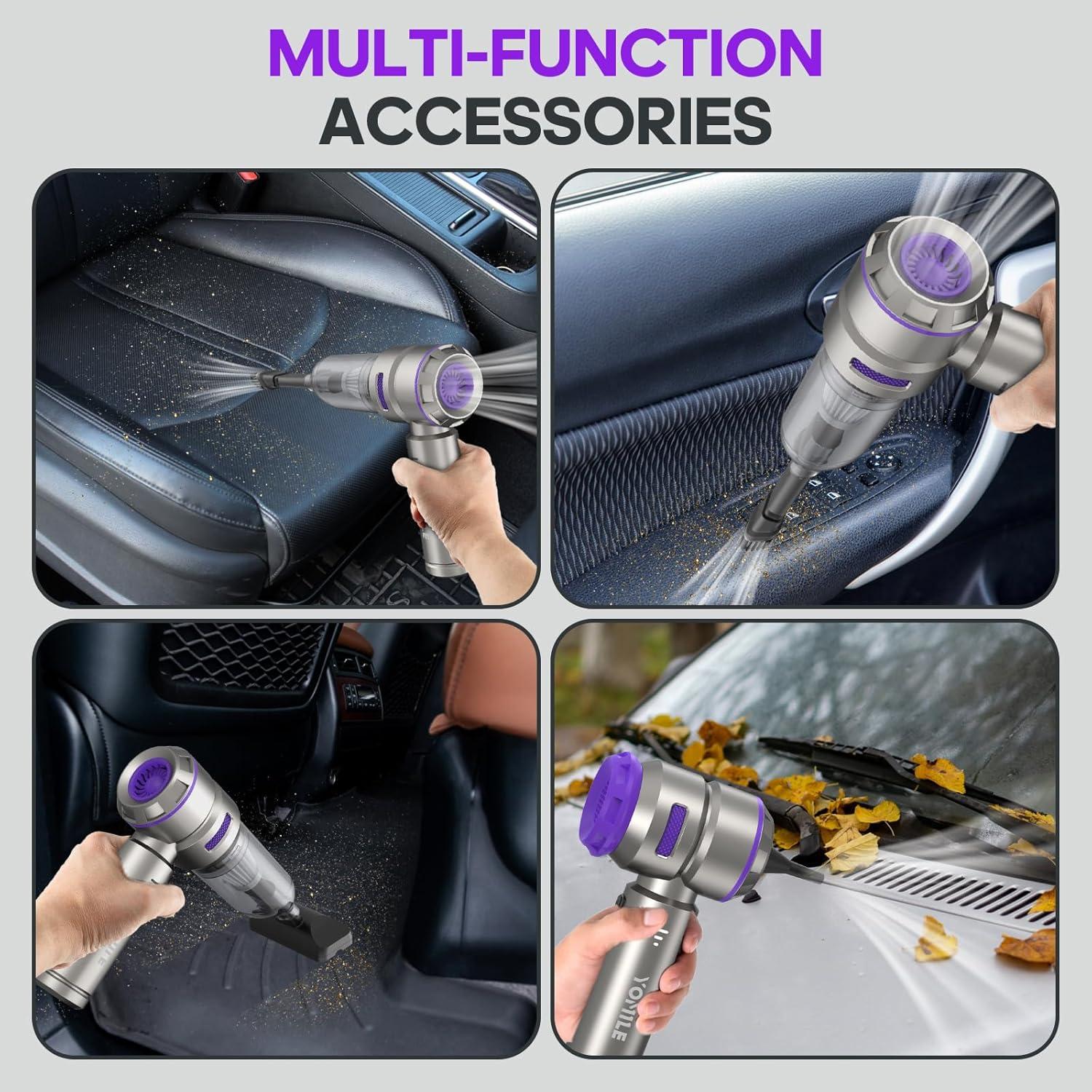 Soplador de Aire y Aspiradora Yomile AD006 21000PA 9000mAh