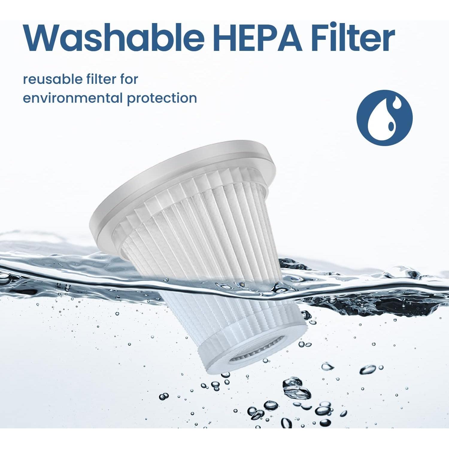 Aspiradora de Mano Inalámbrica Shinebella SUSTCV1WH1 6000Pa