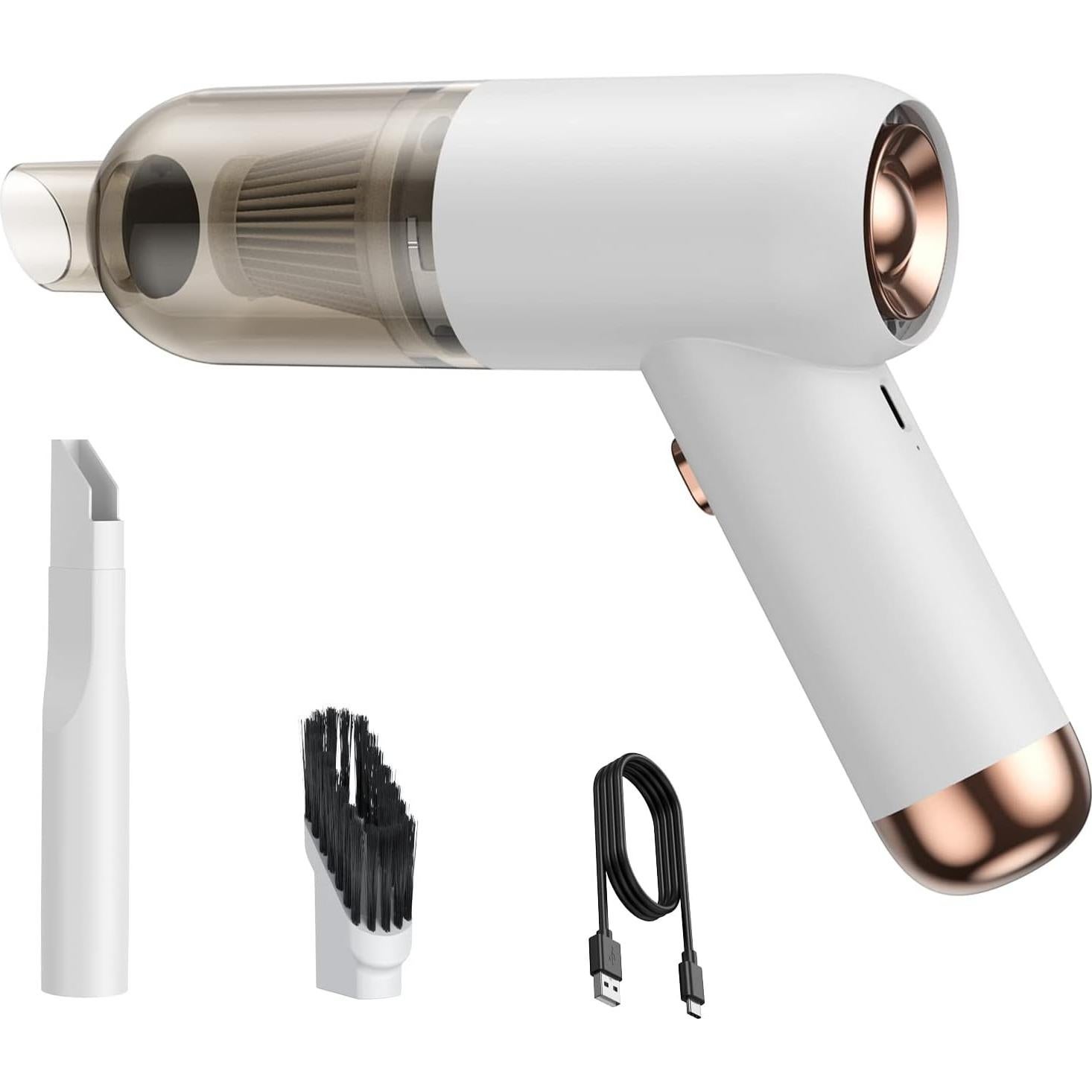 Aspiradora de Mano Inalámbrica Shinebella SUSTCV1WH1 6000Pa