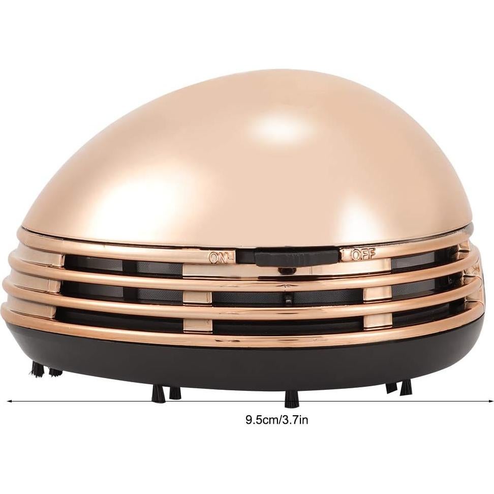 Desktop Vacuum Cleaner, Mini Table Dust Sweeper Cordless Tabletop Crumb Sweeper Portable Table Dust Vaccum Cleaner Ladybug Dust Sweeper Desk Cleaner for Cleaning Dust Crumbs Piano Computer Car