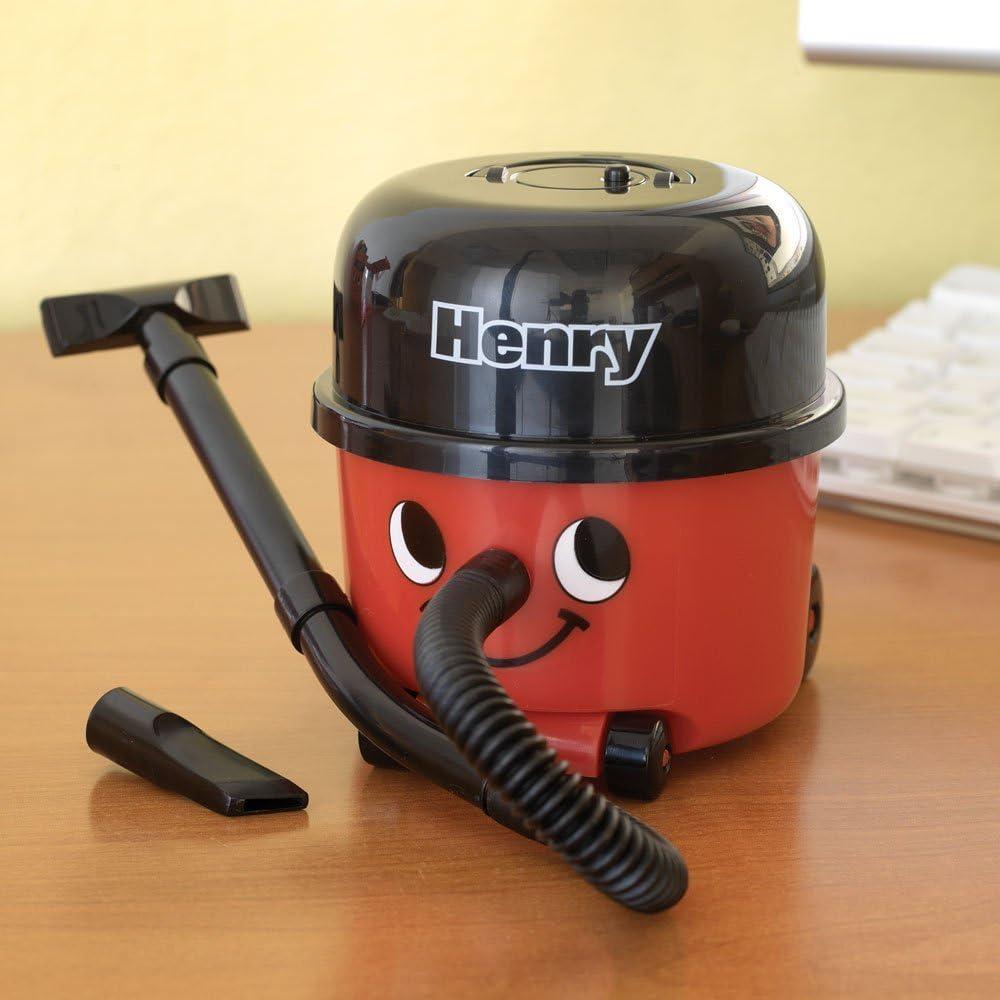 Bits and Pieces - Henry The Novelty Indoor Vacuum Cleaner - Compact & Lightweight Tabletop Accessory - Cute and Functional Toy Desk Office Accessory