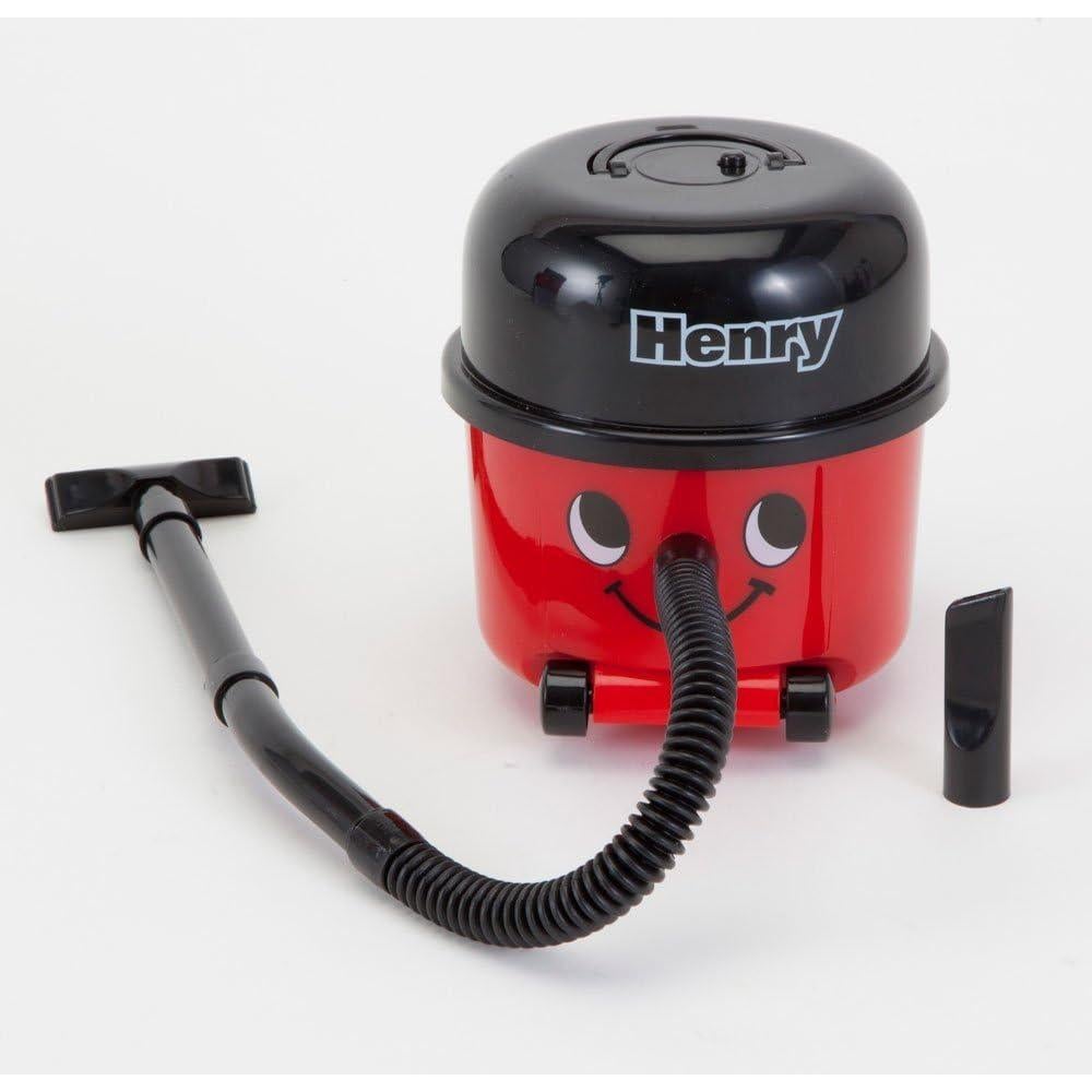Bits and Pieces - Henry The Novelty Indoor Vacuum Cleaner - Compact & Lightweight Tabletop Accessory - Cute and Functional Toy Desk Office Accessory