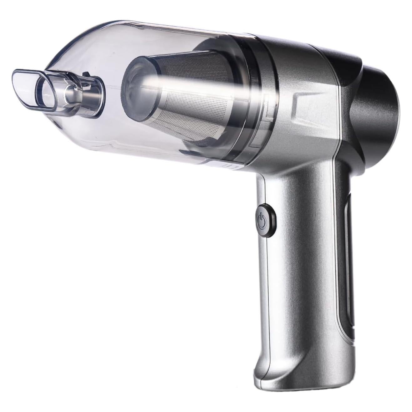 Rechargebale Vacuum Cleaner, Car Vacuum Cordless Rechargeable,Lightweight Mini Portable Rechargeable Vacuum Cleaner with Multipurpose Nozzles,for Home and Car