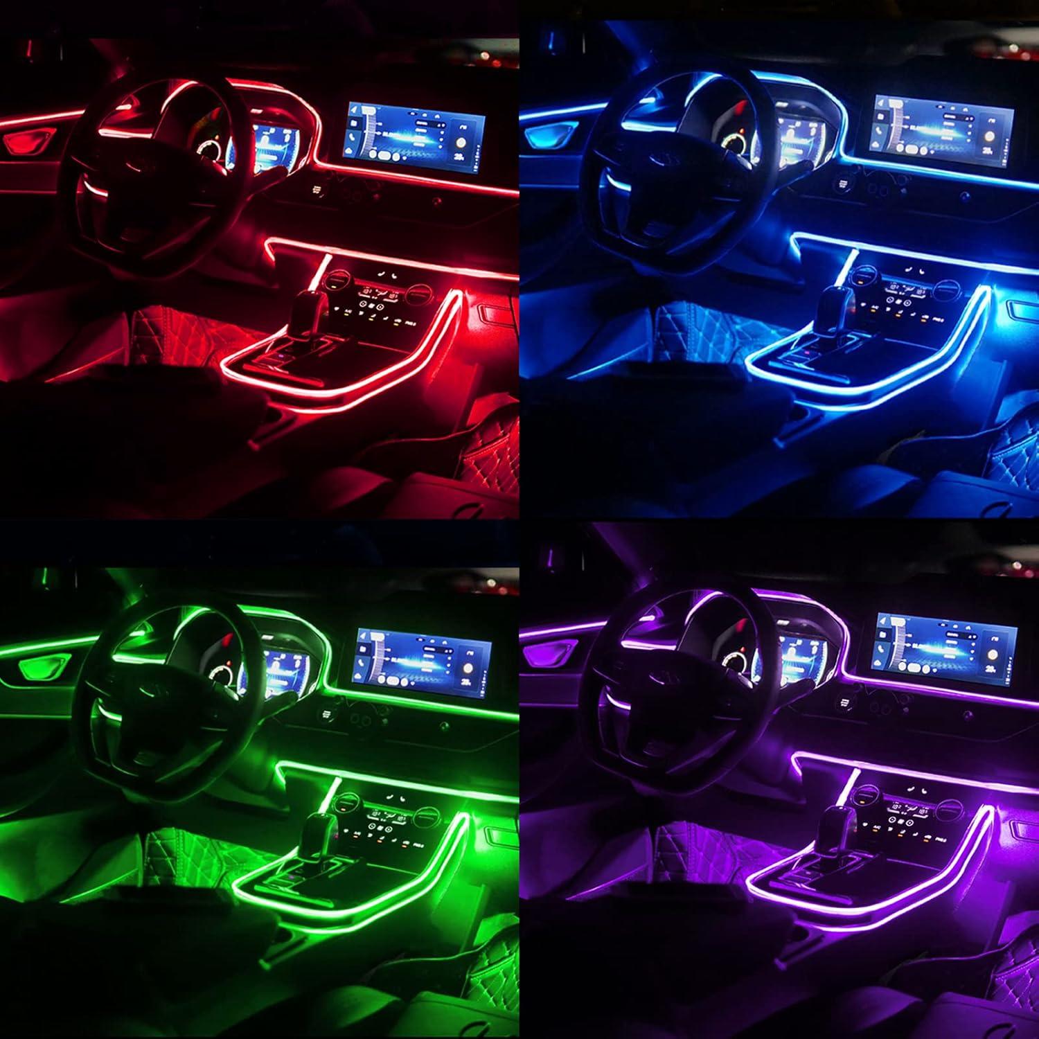 Luces LED de tira Jushope 5 en 1 RGB 599.64 cm con APP