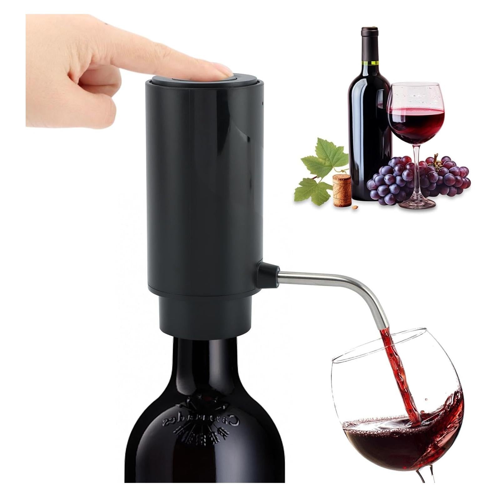 Dispensador de Vino Eléctrico Ranjaner Recargable USB 12cm