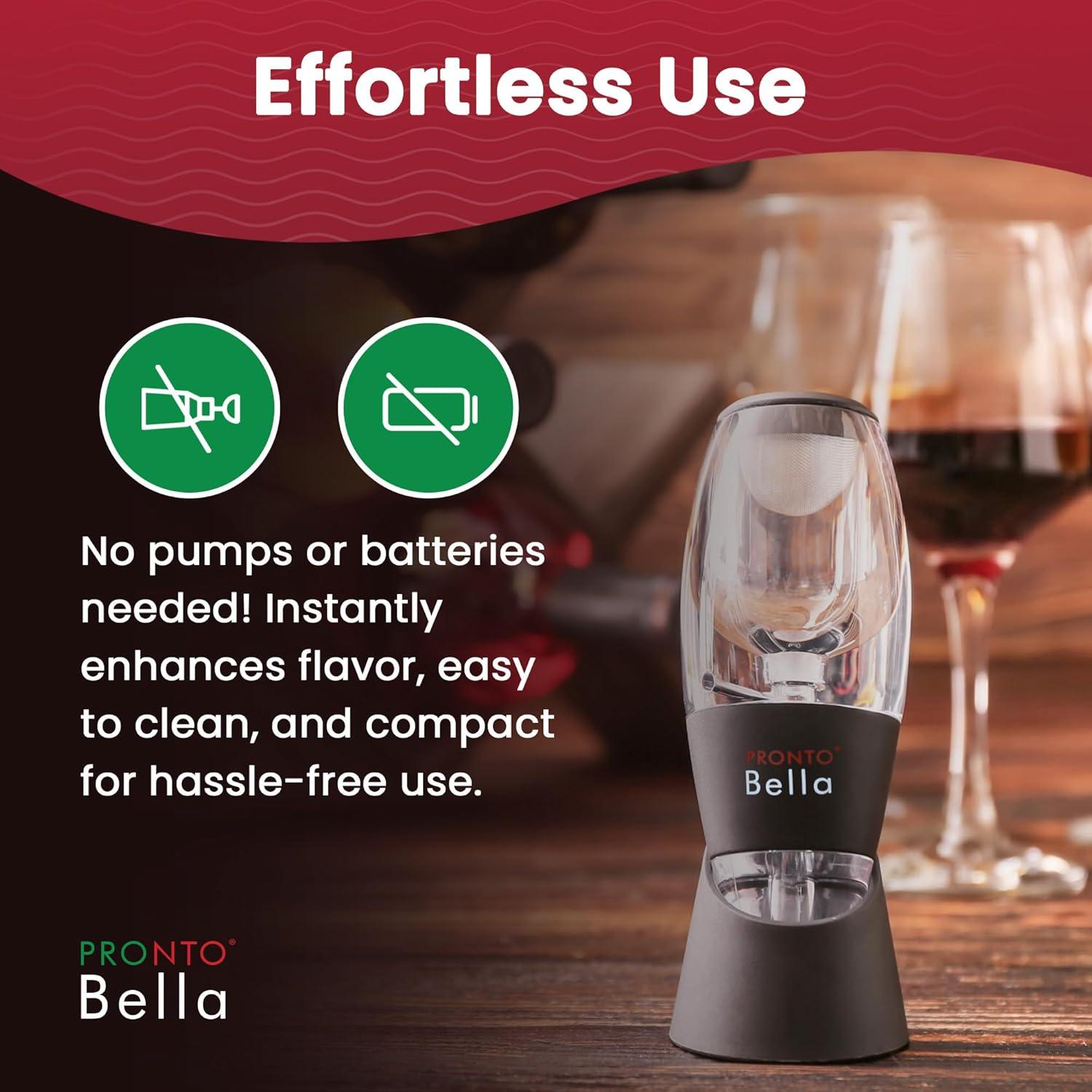 Aerador de Vino Pronto Bella Amigo del Vinicultor 447g