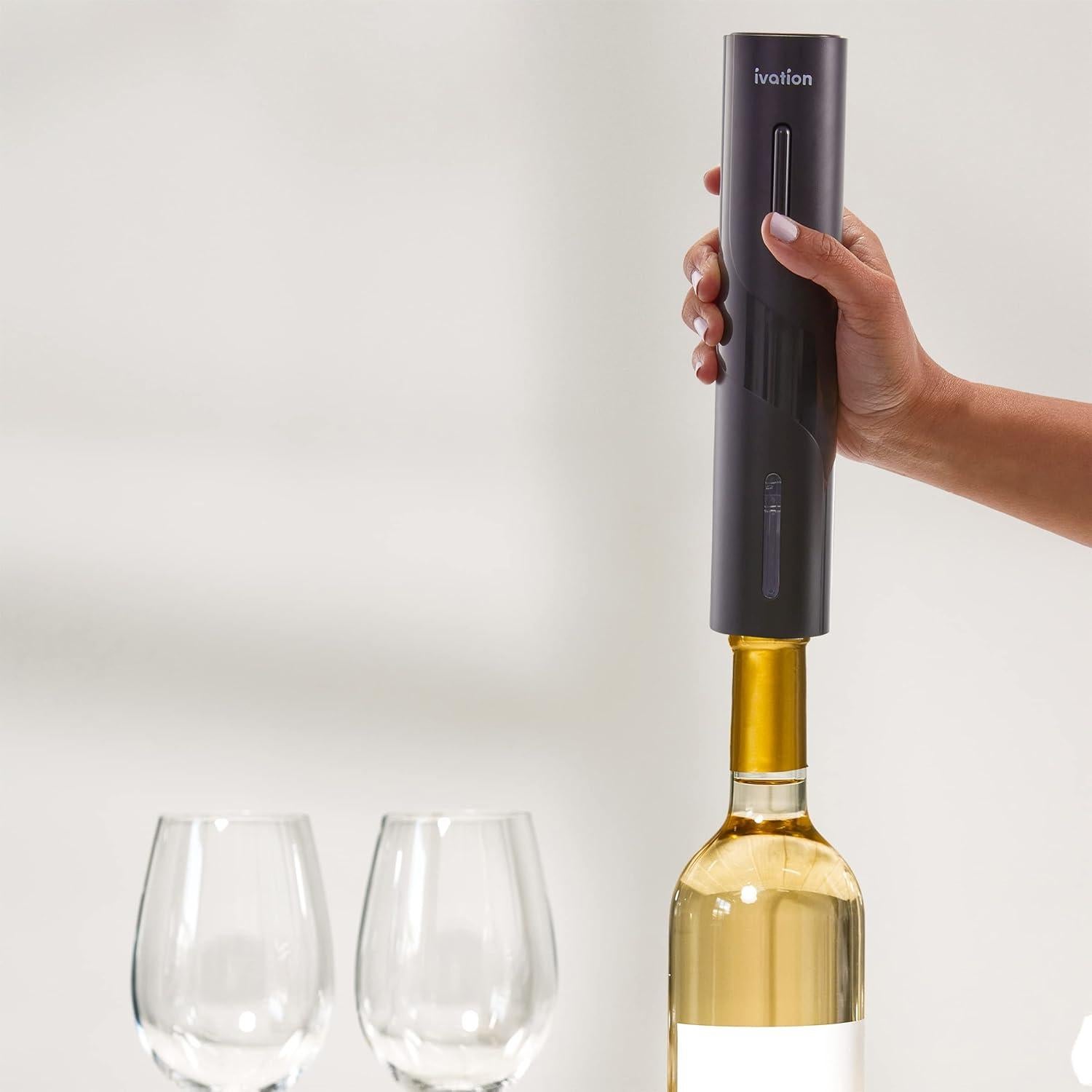 Juego de Vino 7 Piezas Ivation - Abrebotellas Eléctrico y Más