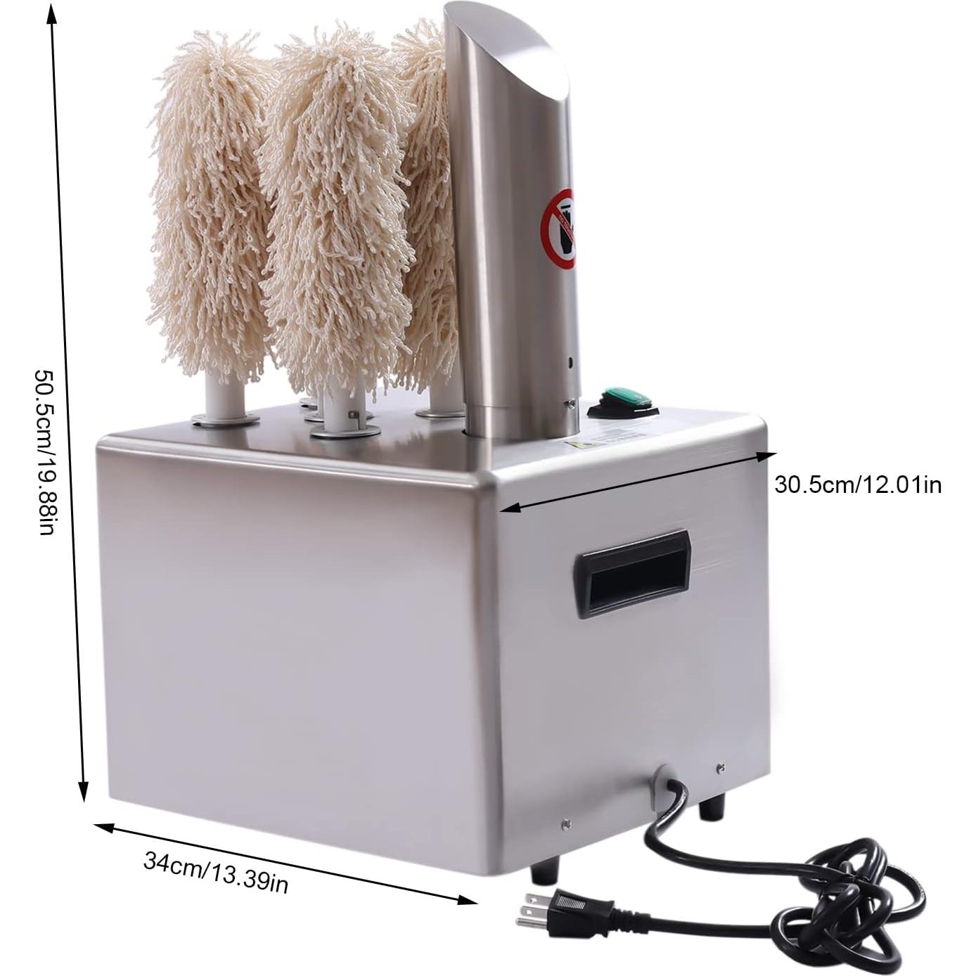 Máquina de Pulido de Copas de Vino Jikeyou 5 Cepillos Acero Inoxidable