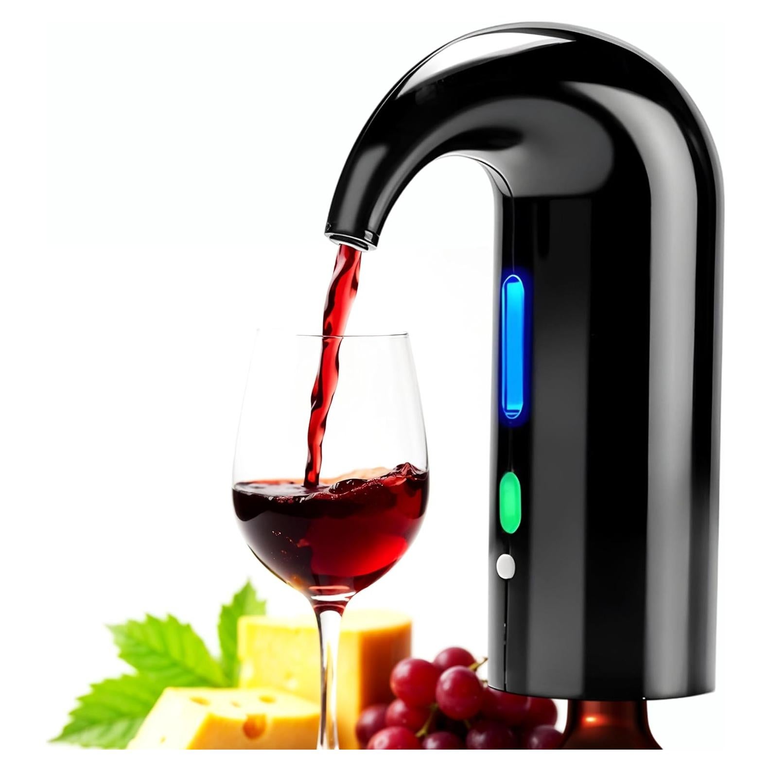 Decantador de Vino Eléctrico Genérico - Aerador USB 448g