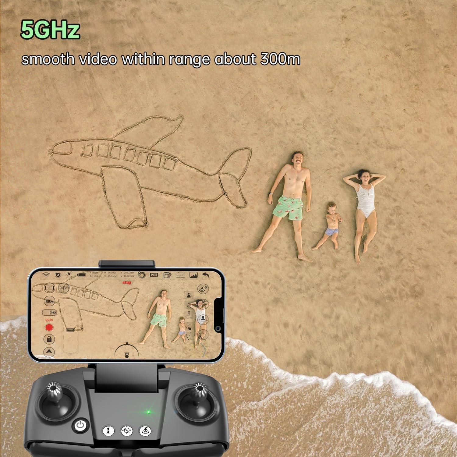 Drone Loolinn Z6pro GPS 4K, 50 min vuelo, 250g