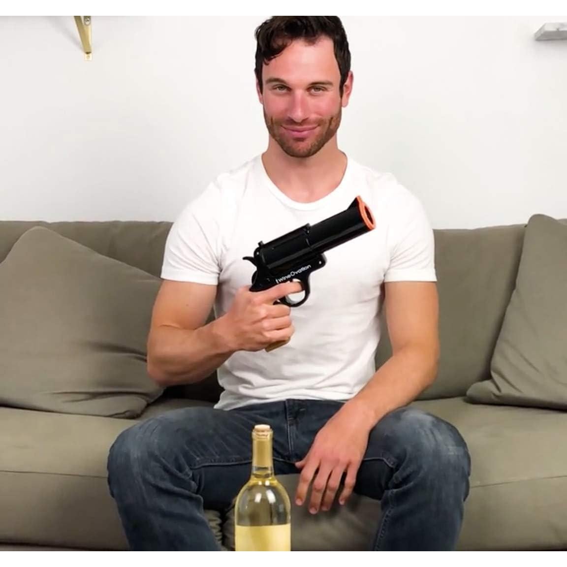 Abridor de Vino Eléctrico WineOvation Cromo Recargable