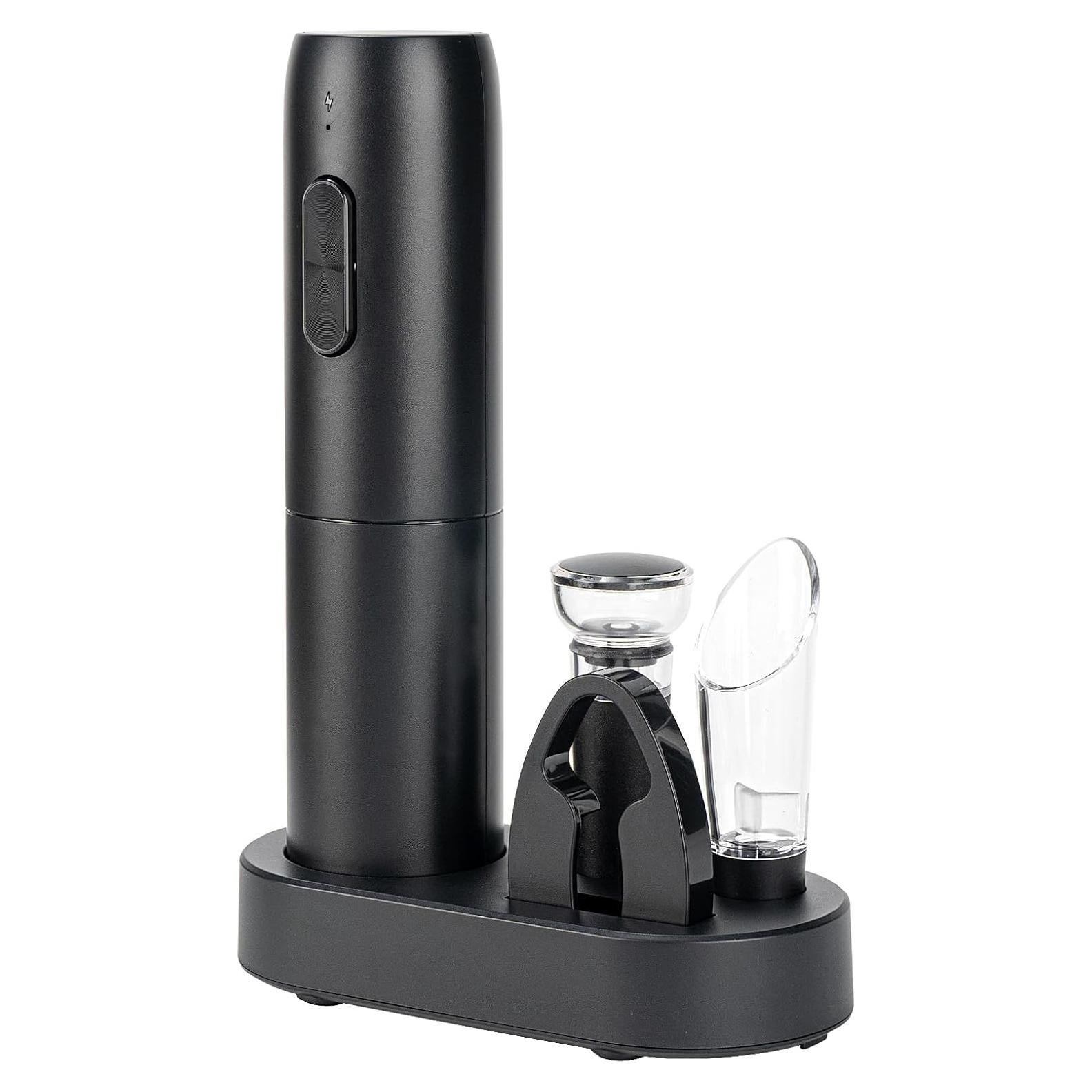 Juego de abridor de vino eléctrico Exptolii 5 en 1 recargable