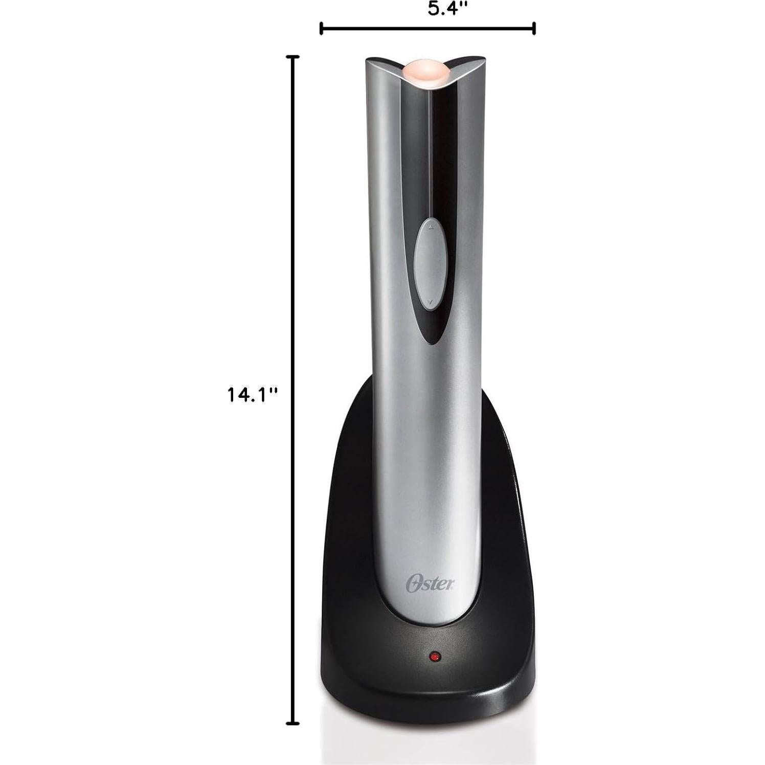 Abridor de Botellas de Vino Eléctrico Oster Negro 0.79 kg