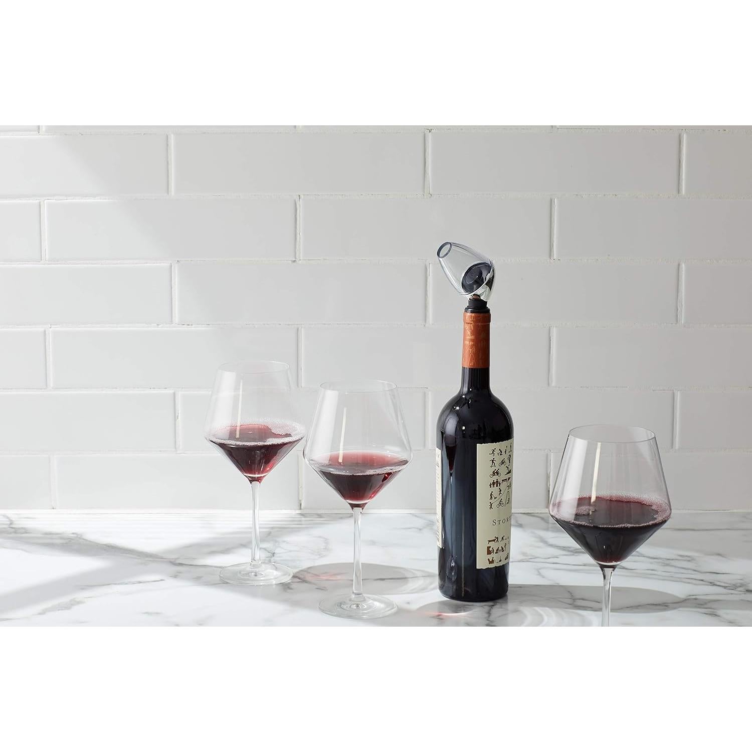 Aereador y Vertedor de Vino Houdini Acero Inoxidable 15 cm