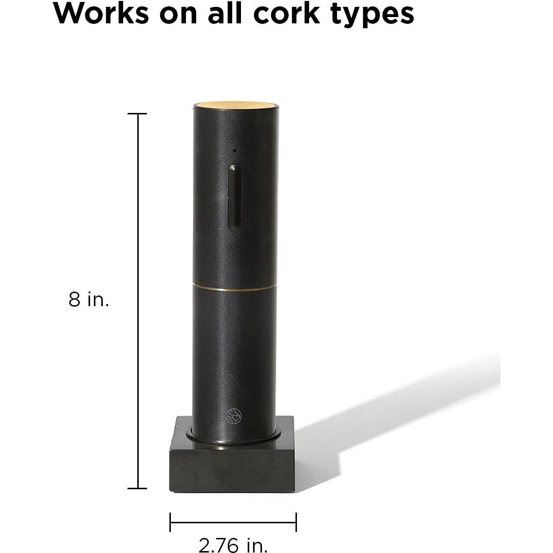 Sacacorchos Eléctrico RBT con Base de Mármol y Cortador