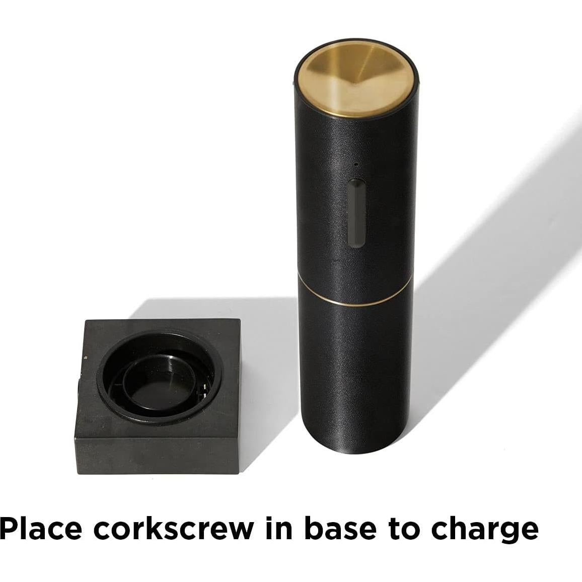 Sacacorchos Eléctrico RBT con Base de Mármol y Cortador