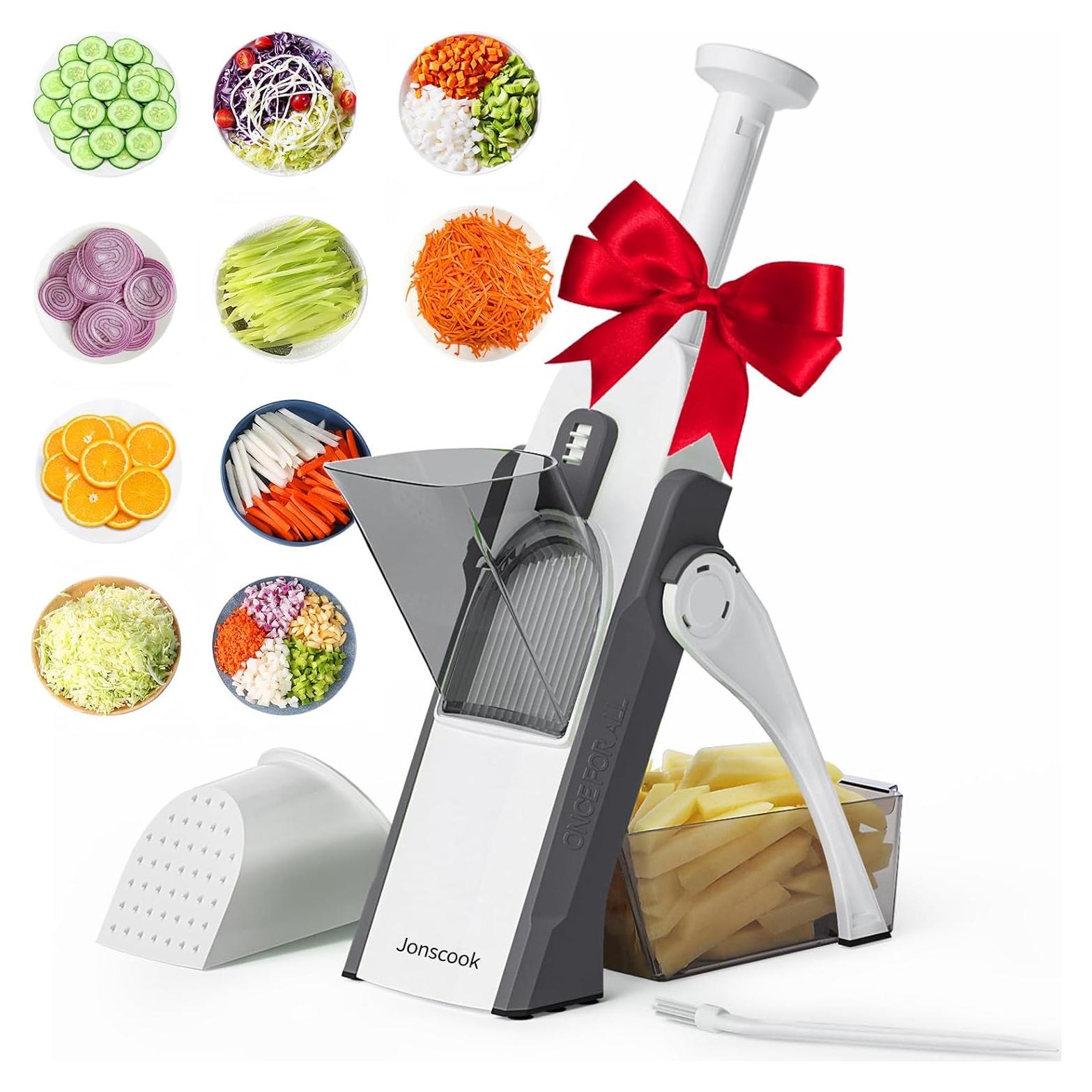 Cortador de Verduras Jonscook Multifuncional Gris 0-8mm