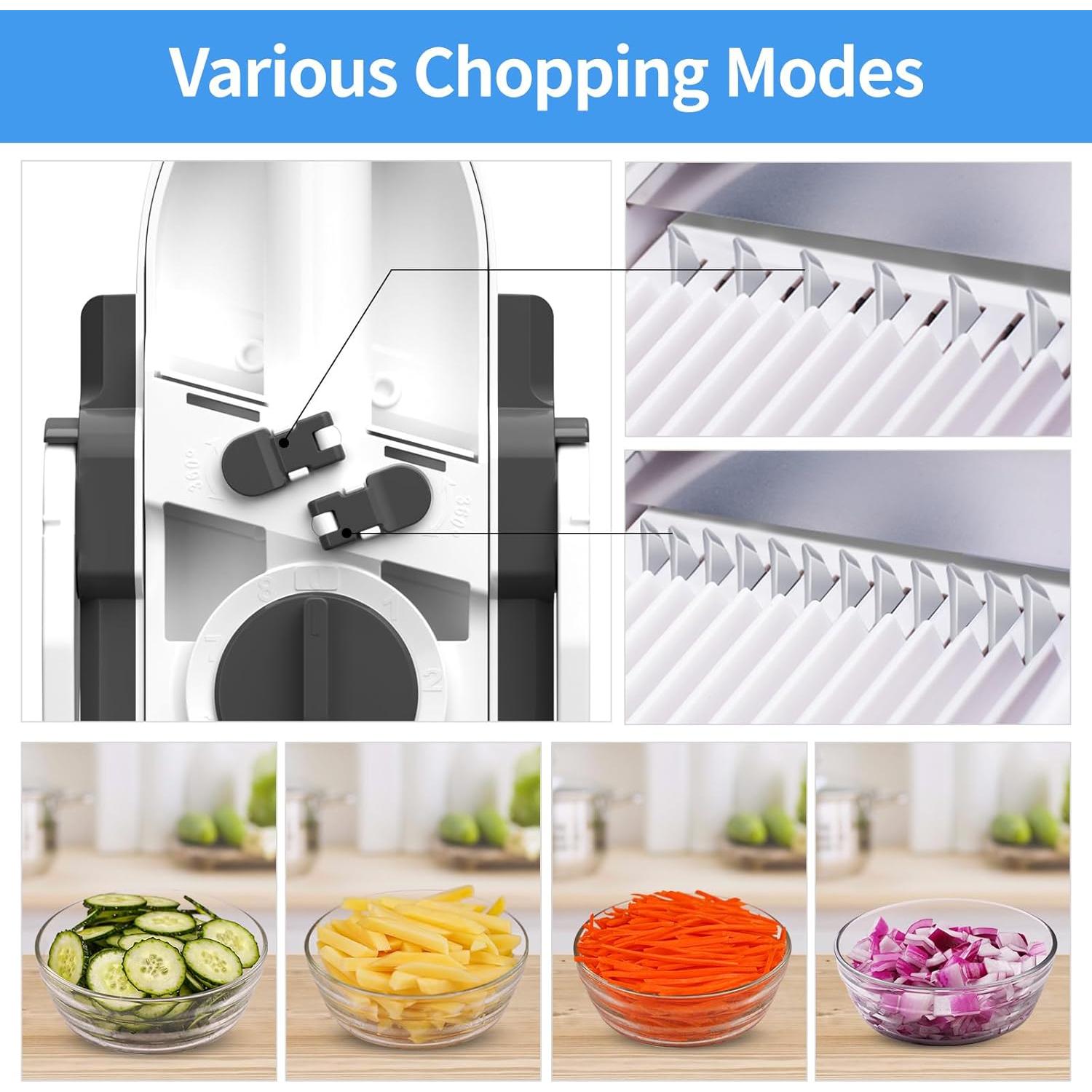 Cortador de Verduras Jonscook Multifuncional Gris 0-8mm