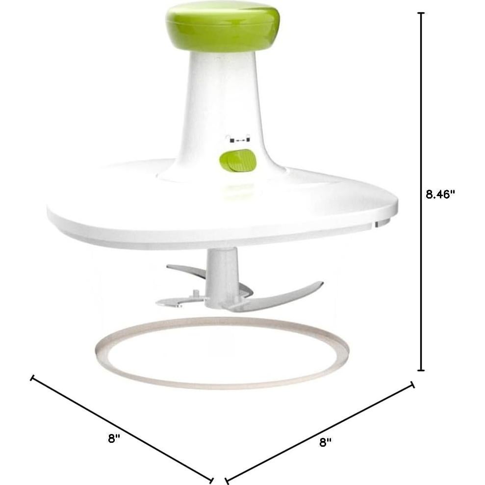 Picador Manual de Alimentos Brieftons 6.8 Tazas Blanco