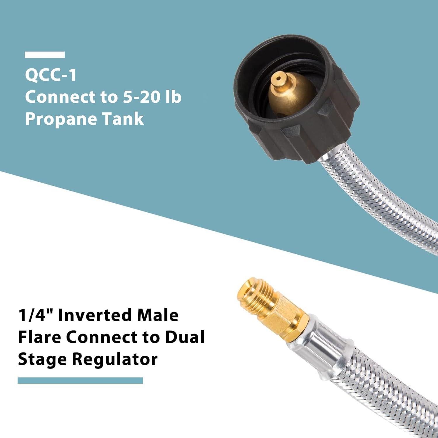 Manguera de Propano SHINESTAR 30.48 cm para Caravana