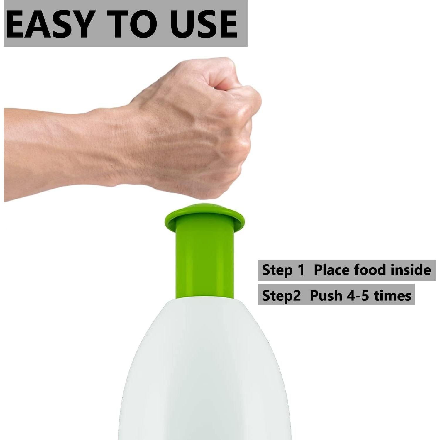 Picador de Comida Manual GProME - Picador de Verduras Grande