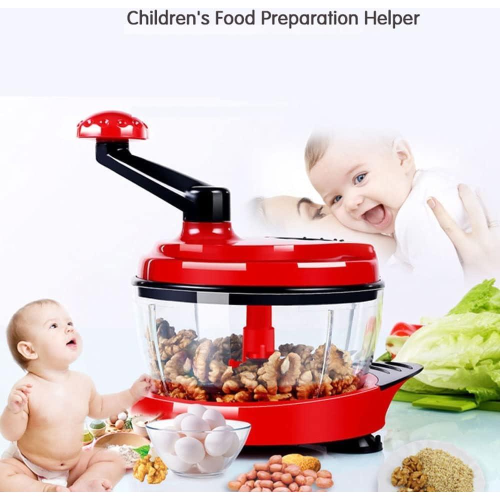 Procesador de Alimentos Manual ZABBOW 1.5L Picador de Verduras