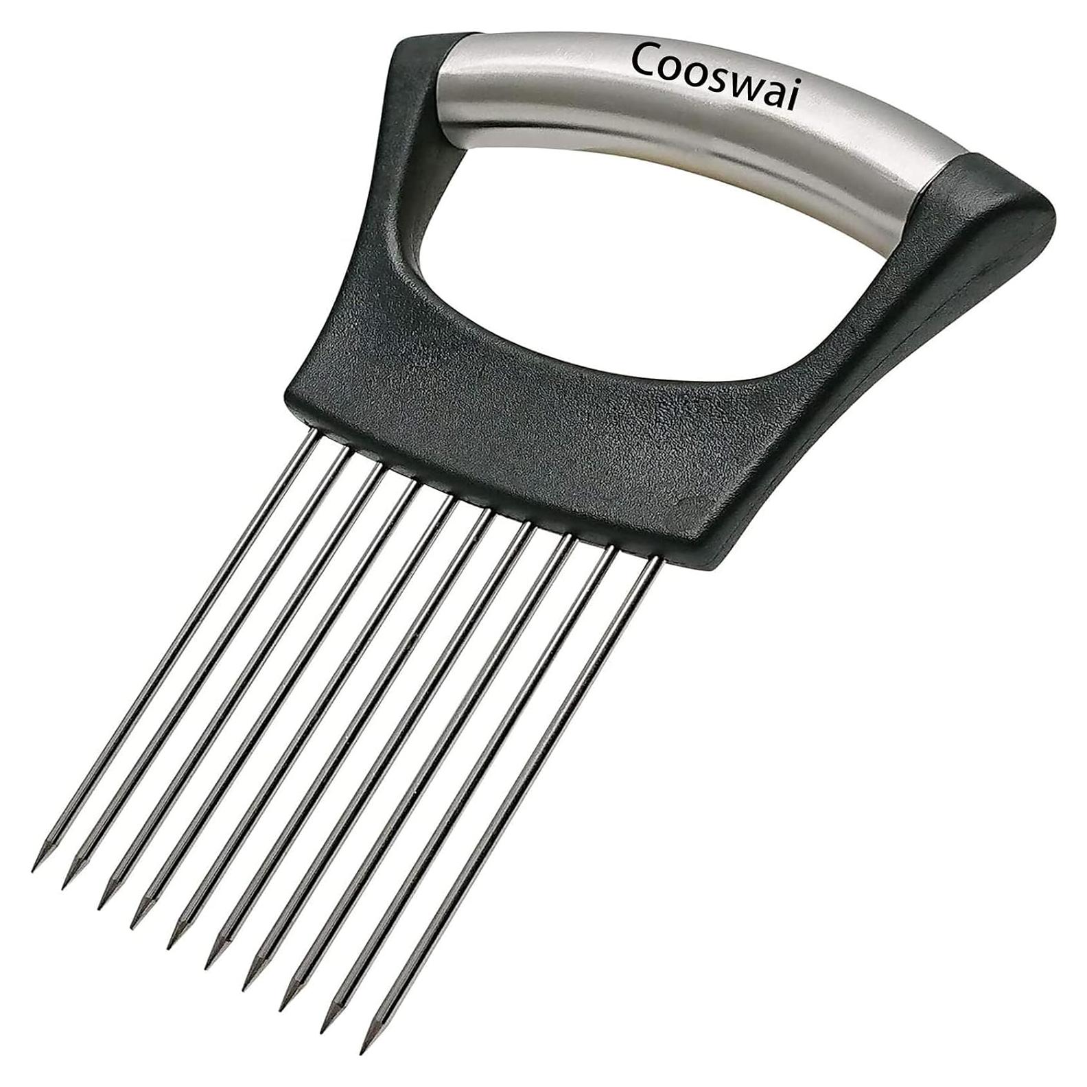Cortador de Cebolla Cooswai Acero Inoxidable 1PC Multiusos