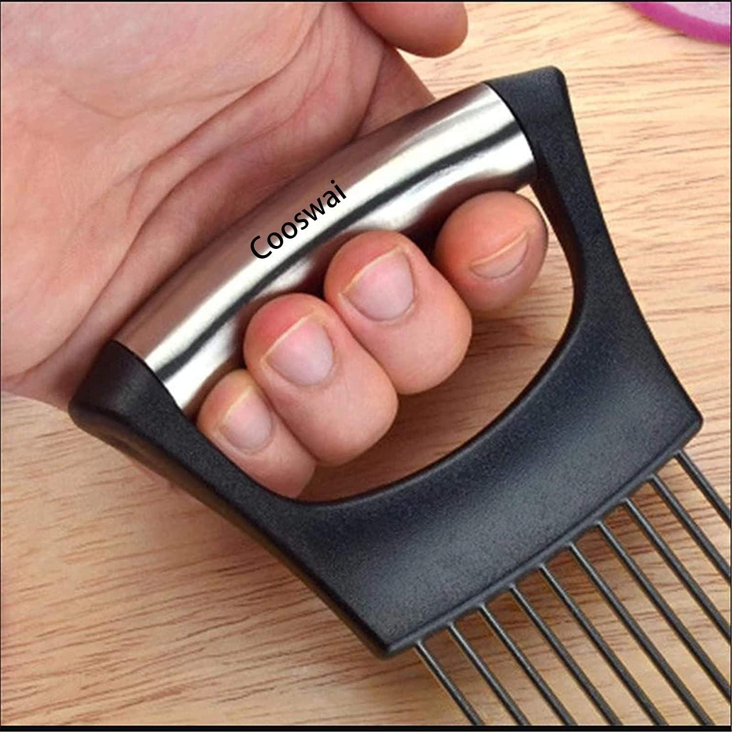 Cortador de Cebolla Cooswai Acero Inoxidable 1PC Multiusos