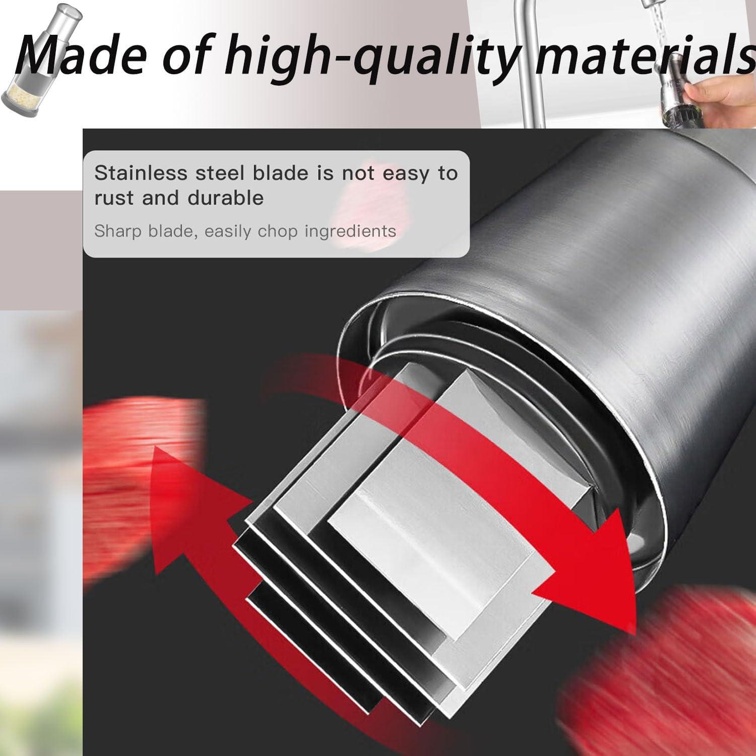 Picador Manual Aetomtins de Acero Inoxidable con Funda