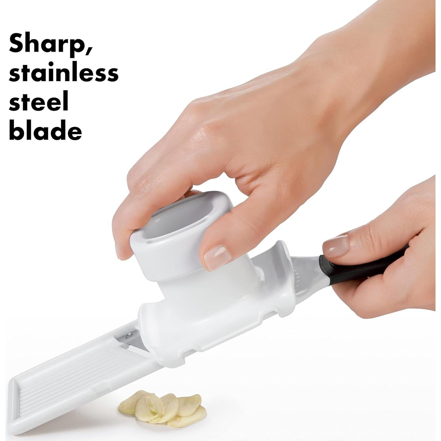 Cortador de Ajo OXO Good Grips Acero Inoxidable Blanco