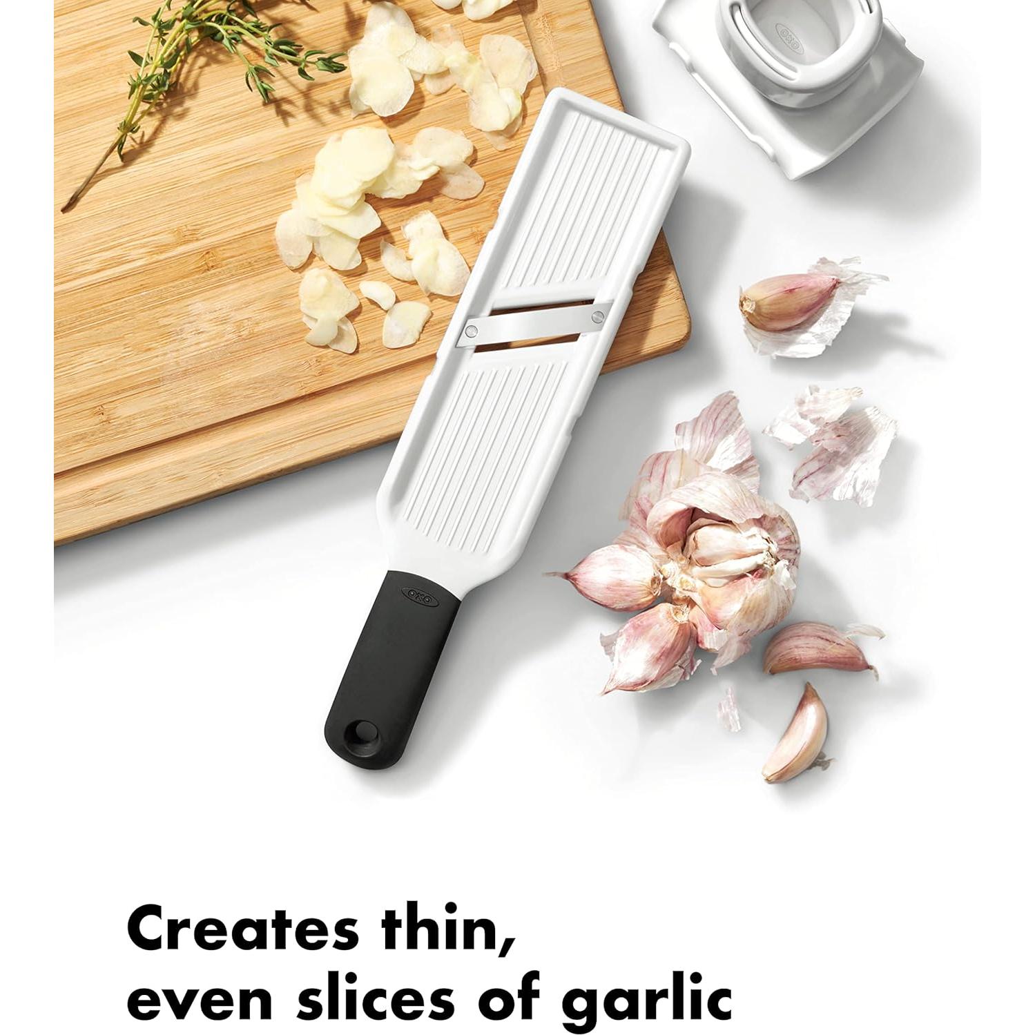 Cortador de Ajo OXO Good Grips Acero Inoxidable Blanco