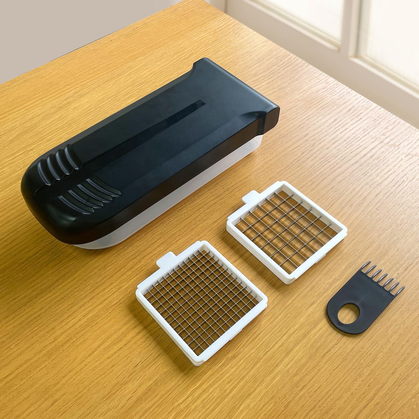 Picador de Alimentos LHS 4 en 1 Negro - Cortador de Verduras