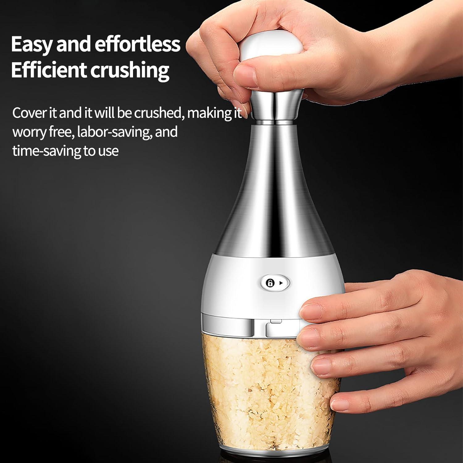 Mini Cortador de Ajo Genérico Acero Inoxidable 300g Manual