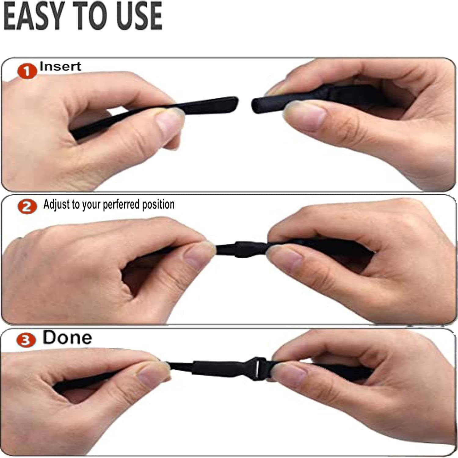 Correa Ajustable para Gafas KSACLE - 4 Piezas Universal