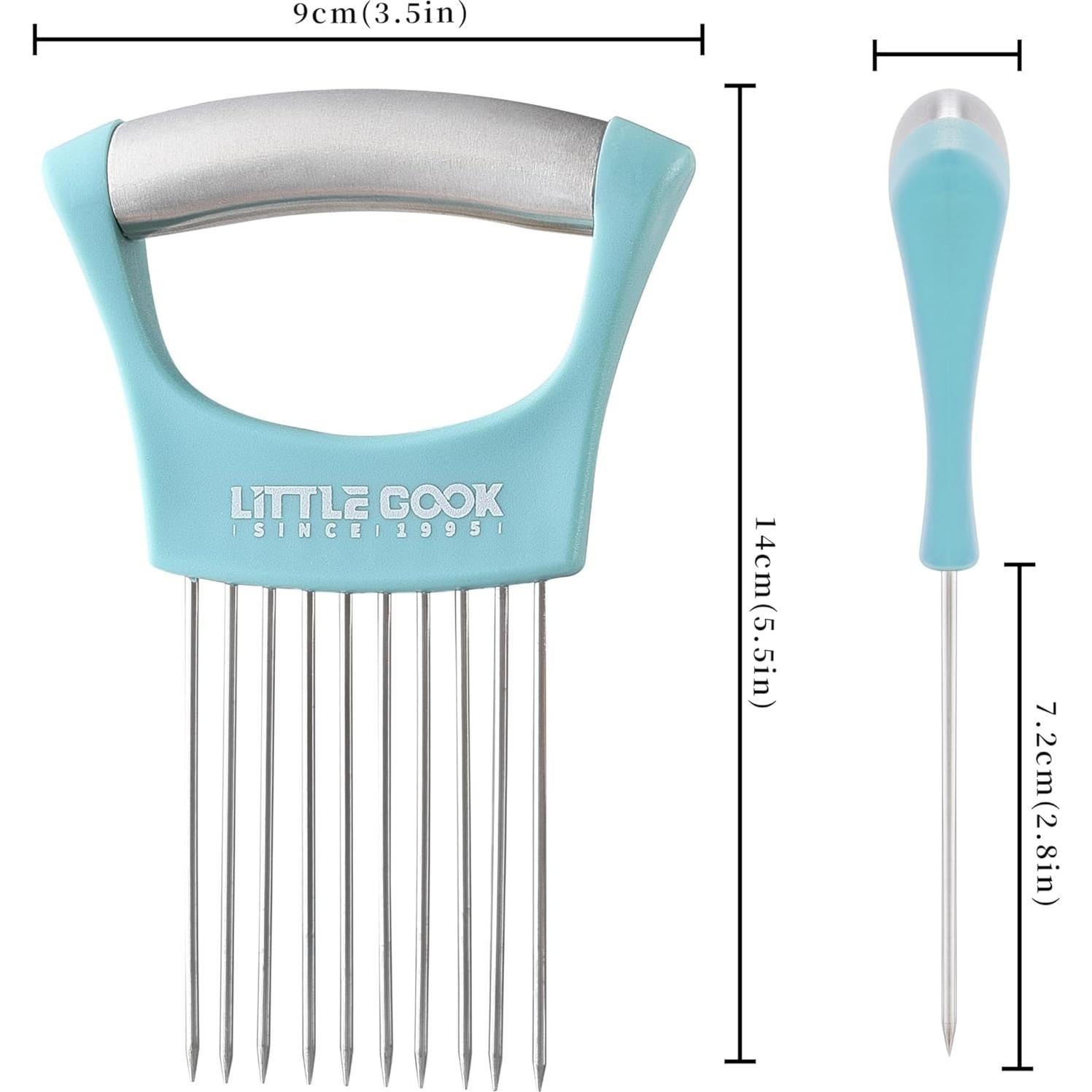 Cortador de Cebolla Little Cook Acero Inoxidable Apto Lavavajillas