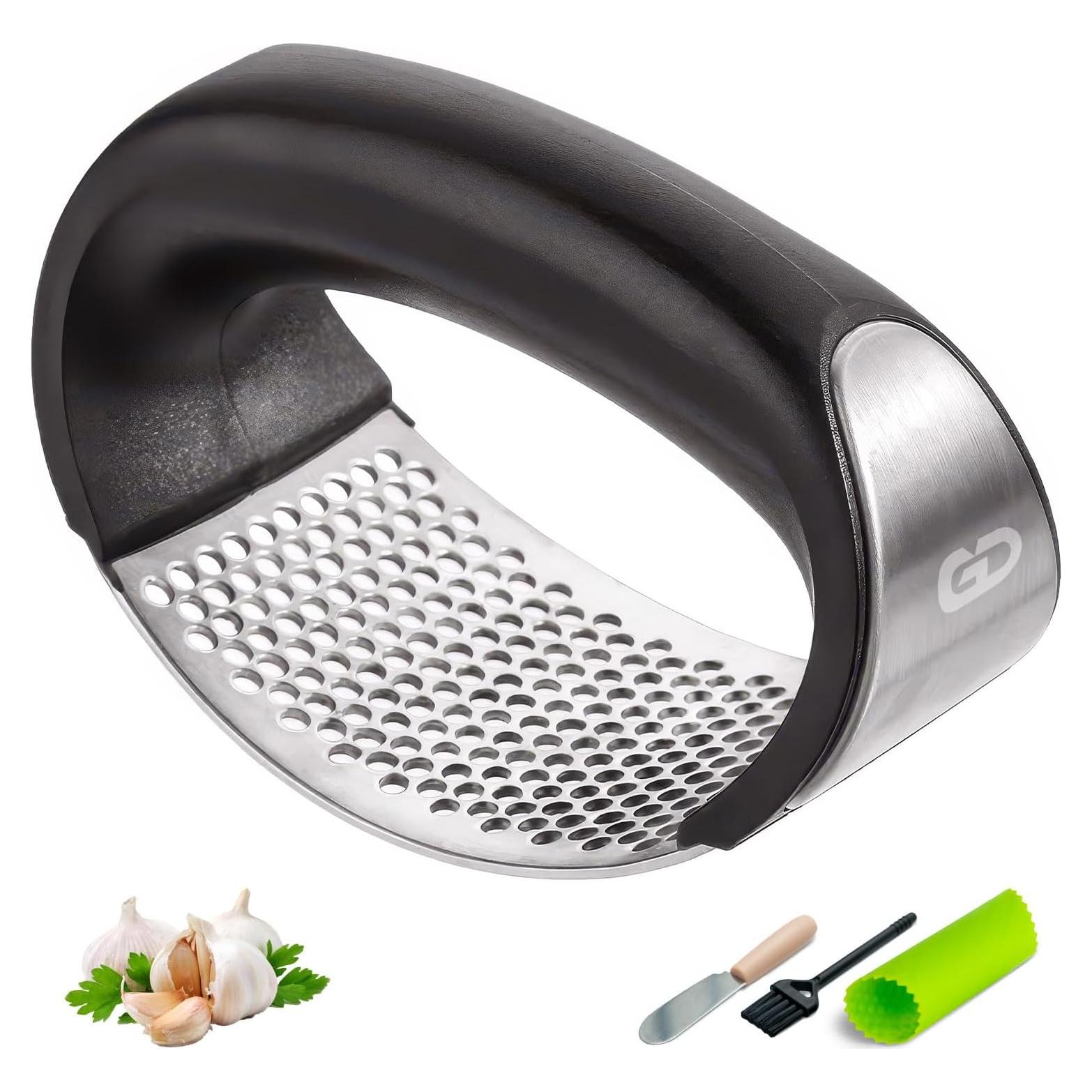 Prensa de Ajo Global Digitronix Acero Inoxidable 10.7 cm