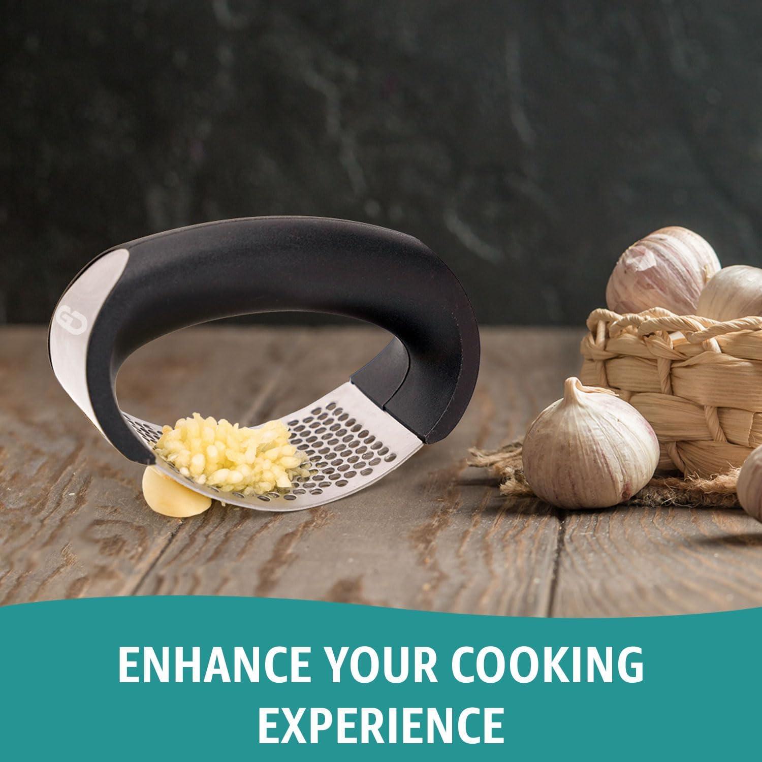 Prensa de Ajo Global Digitronix Acero Inoxidable 10.7 cm