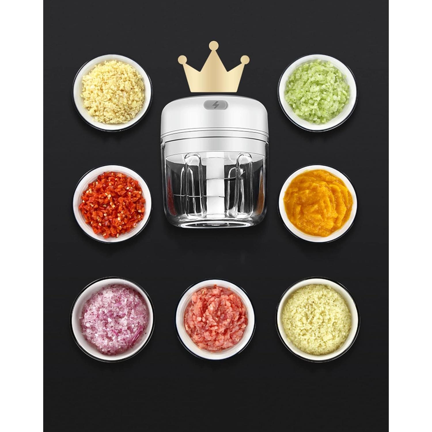 Picador de Ajo Buildec B-014 250ml Eléctrico Inalámbrico