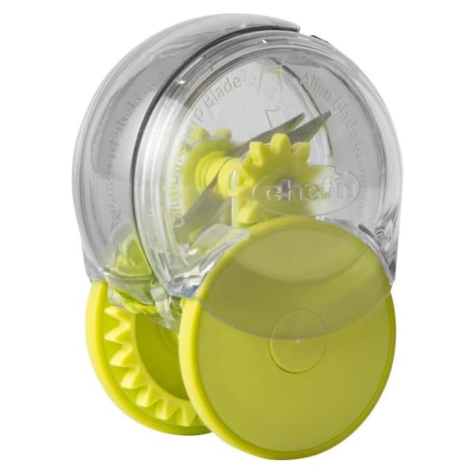 Picador de Ajo Chef'n GarlicZoom Verde - Compacto y Eficaz