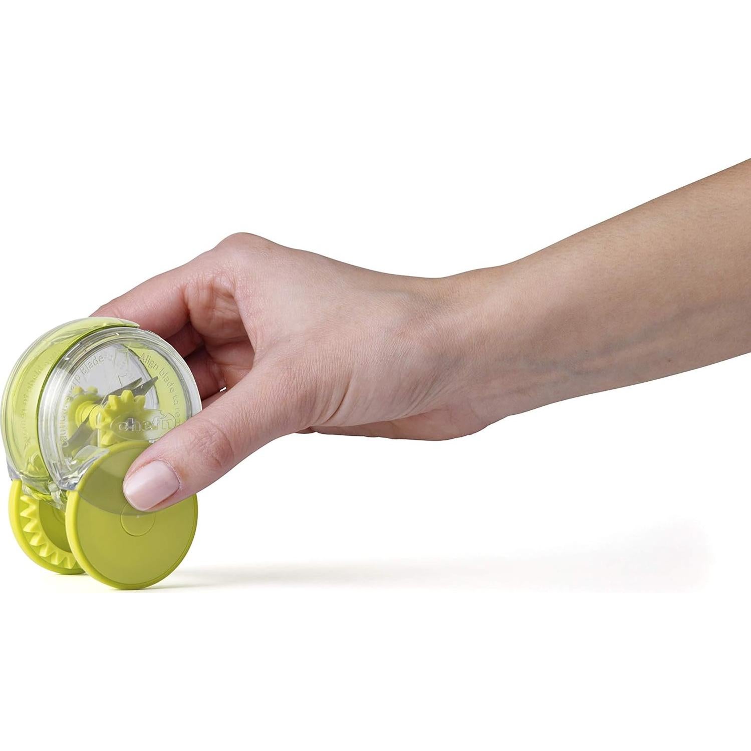 Picador de Ajo Chef'n GarlicZoom Verde - Compacto y Eficaz