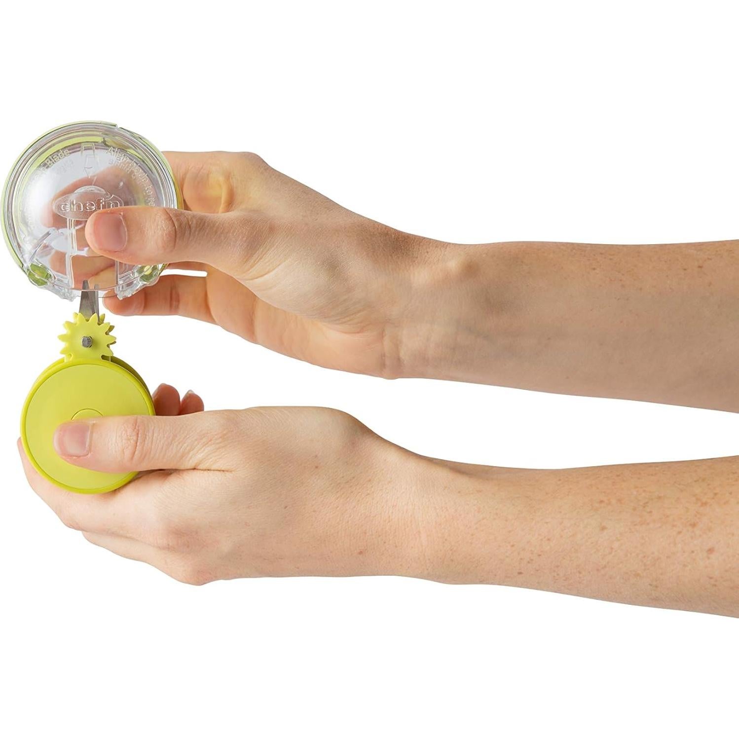 Picador de Ajo Chef'n GarlicZoom Verde - Compacto y Eficaz